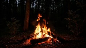 Звуки костра и леса