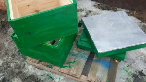 16 03.26. Покраска новых ульев.какой краской нужно красить.