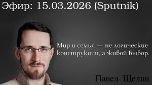 Мир и семья — не логические конструкции, а живой выбор. Павел Щелин Павел Островский