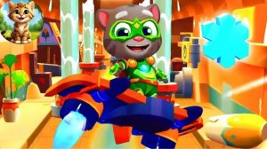 Кот Том Погоня Героев #37/Мультик Сёрфер Том на Гиперборде в подземном водном мире