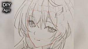 Вот как нарисовать аниме девушку карандашом рисование. DIY Арт