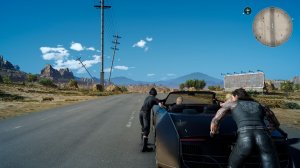 Толкаем машину в Final Fantasy XV
