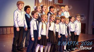 🌷 Поздравительная открытка от 1В