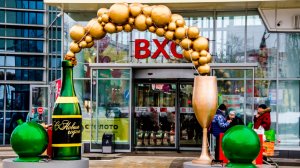 Новогодняя арка из стеклопластика с подстветкой