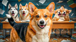 ЕСЛИ БЫ ПЁСИКИ ХОДИЛИ В ШКОЛУ. УЧИТЕЛЬ ОБОРЗЕЛ!!!