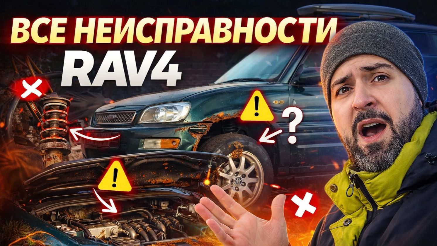 Все неисправности Toyota Rav4 Xa 10