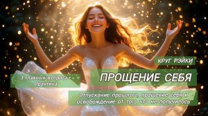 🤍КРУГ РЭЙКИ 🤍 ПРОЩЕНИЕ СЕБЯ. Отпускание прошлого. 3 главных вопроса и практика 💫