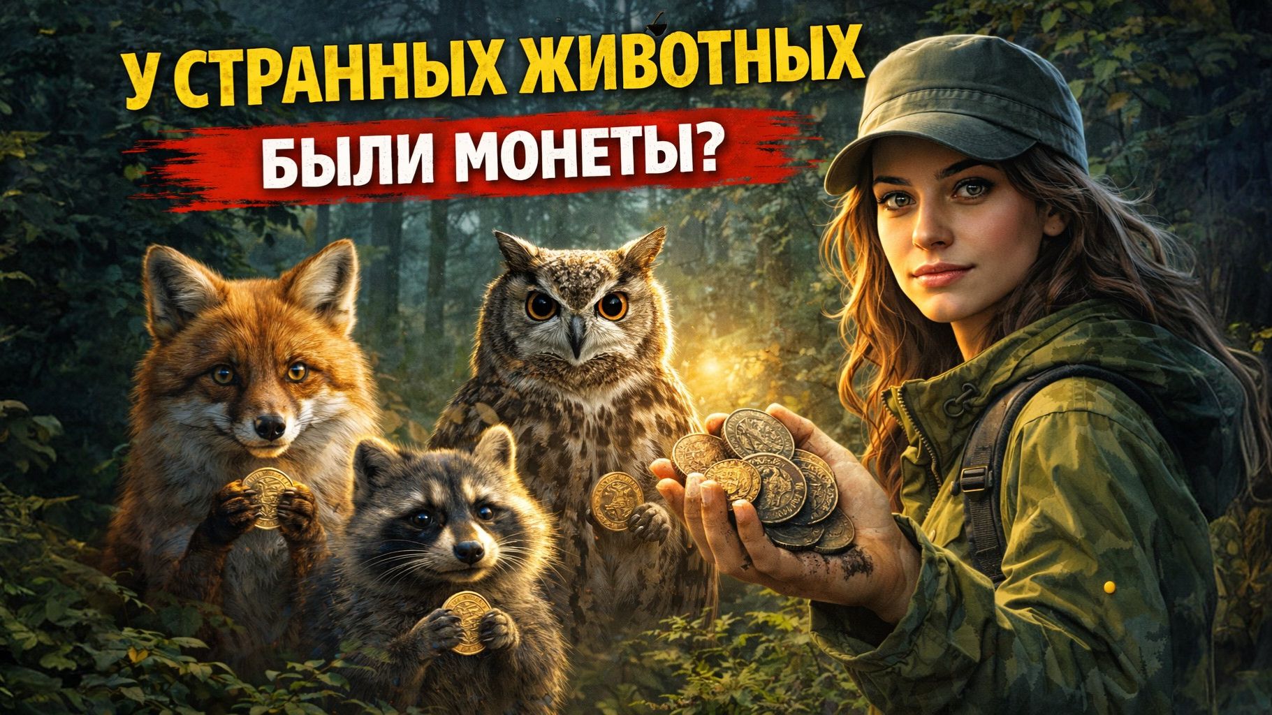 У СТРАННЫХ ЖИВОТНЫХ БЫЛИ МОНЕТЫ?