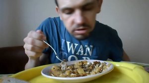 ОБЖОР ЖАРЕНАЯ КАРТОШКА С ГРИБАМИ