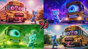 ШКОЛЬНЫЙ АВТОБУС ПРОТИВ КОТА 🚌🐱 ВЕСЕЛЫЙ ТАНЕЦ МАШИНКИ 🍎 МУЛЬТИК ДЛЯ ДЕТЕЙ