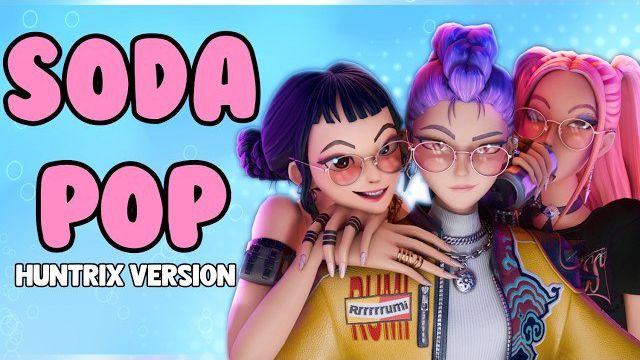 Хантрикс поет Soda Pop! KPop Demon Hunters анимация – женская версия РЕАКЦИЯ