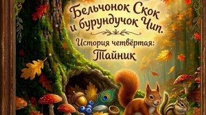 🌰 🐿️ Бельчонок Скок и бурундучок Чип. История четвёртая: Тайник
