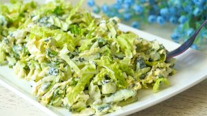 Вкуснее НЕ ПРИДУМАТЬ: Салат "ПОДСНЕЖНИК" Лёгкий, свежий, весенний салат на каждый день