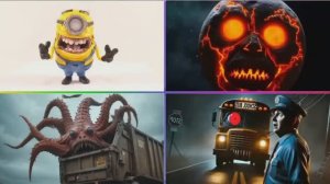 МИНЬОН СКИБИДИ ТУАЛЕТ ПРОТИВ ЛУНЫ 🆚 ГОЛОДНАЯ ЗВЕЗДА ПРОТИВ АВТОБУСА ПОЕДАТЕЛЯ 🚌 МУЛЬТИК ГЕРОИ