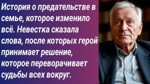 Истории для Вас/История о предательстве в семье, которое изменило всё. Невестка сказала слова....