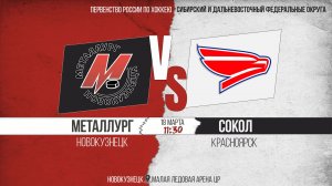 18.03.2026г. МЕТАЛЛУРГ (Новокузнецк)-СОКОЛ (Красноярск). Первенство России. Юноши  2008 г.р.