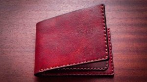Как сделать кожаный кошелек своими рукам. Кошелек из кожи.