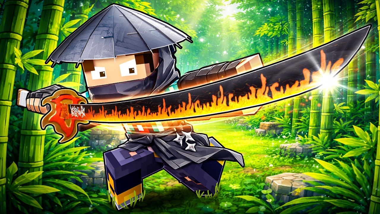 ЭДИСОН ВЫБРАЛ ПУТЬ САМУРАЯ В МАЙНКРАФТ!