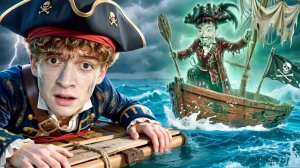 МЫ НАШЛИ ПРОКЛЯТЫЙ КОРАБЛЬ ПИРАТОВ НА ОДНОМ БЛОКЕ В ОКЕАНЕ В МАЙНКРАФТ!