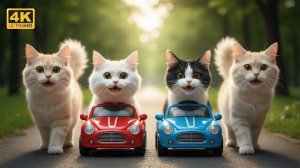 Котенок помогает Маме Кошке жарить картошку — а награда просто умиляет!