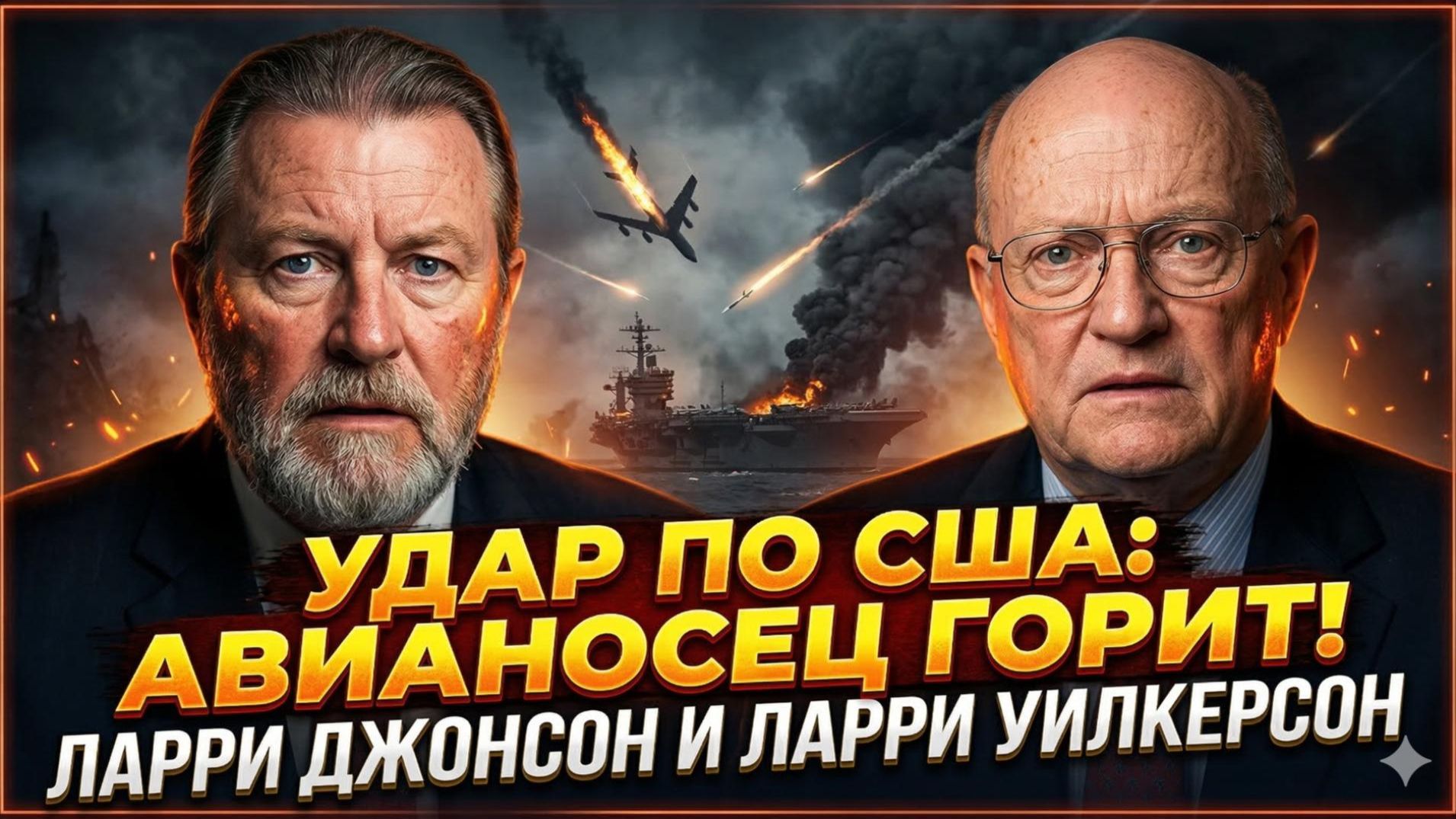 💥Ларри Джонсон | Сбит KC-135: Авианосец «Авраам Линкольн» горит после атаки дронов