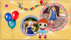 В день рождения — детский проект Proshow Producer (058)