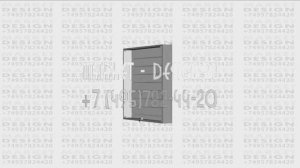 Настенная витрина с экономпанелью