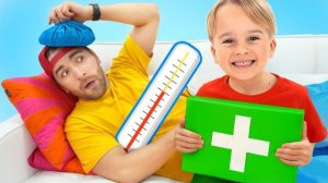 Майк учит своего дядю не жульничать и говорить правду - подборка видео для детей