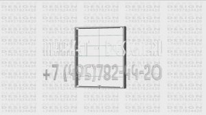 Настенная витрина с пятью полками из стекла