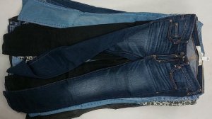 39049 Джинсы женские бренд, 20пак, 6E3, секонд (cream/extra) оптом