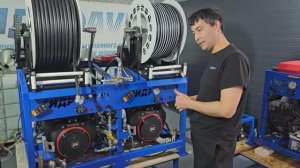 Каналопромывочная установка двойного назначения.Большая мощь в небольших габаритах.Gidro AVD