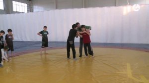 Спортивная Ингушетия. Хамзат Астемиров, тренировка по вольной борьбе