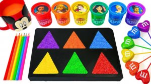 ИГРАЕМ В СЛАЙМЫ ЗАЛИВАЕМ ЦВЕТНЫЕ ТРЕУГОЛЬНИКИ АСМР ВИДЕО ДЛЯ ДЕТЕЙ ДЕТСКИЙ КАНАЛ ИГРАЛКИ-ЗАЛИПАЛКИ