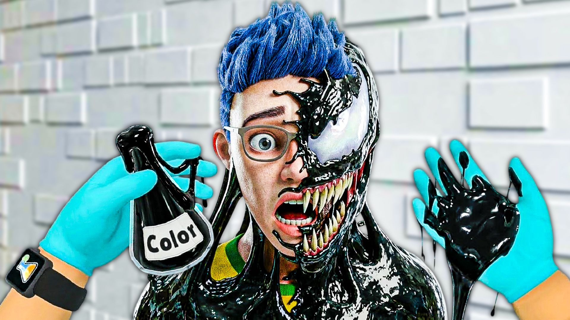 СОЗДАЛ СЛАЙМ ВЕНОМА В VR И ПОЖАЛЕЛ.. 🤓 в Slime Lab VR