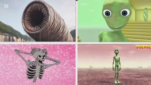 УЖАСНЫЙ ЧЕЛЛЕНДЖ: Гигантский Монстр против Инопланетянина! 😱🔥 Прыжки по плиткам в стиле Хоррор