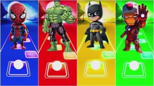 ЧЕЛОВЕК ПАУК ПРОТИВ ХАЛКА 🕷️ БЭТМЕН ПРОТИВ ЖЕЛЕЗНОГО ЧЕЛОВЕКА. КТО ПОБЕДИТ ВЕСЕЛЫЙ ТАНЕЦ 🆚 МУЛЬТИК