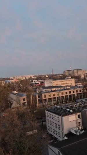 Вечерний Лодзь из окна монсарды творца, 16.03, Польша. Мир Универсологии