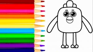 Ми-ми-мишки раскраска детям | учим цвета | Цыпа Кеша тучка и лисичка | видео для детей и малышей