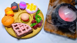 Распаковка АСМР СКВИШИ еда вкусняшки силиконовые антистрессы 🥰 ТАБА СКВИШИ 🫶🏻