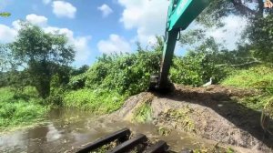 Строительство, расчистка русла реки