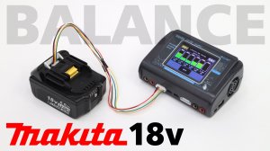 Аккумулятор Makita 18v со встроенным балансным разъемом.