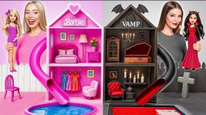 Мы строим невероятный детский семейный дом | Барби против вампиров: испытание для нескольких девочек