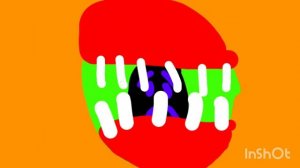 Сиреноголовый хавает челика на зелёном фоне