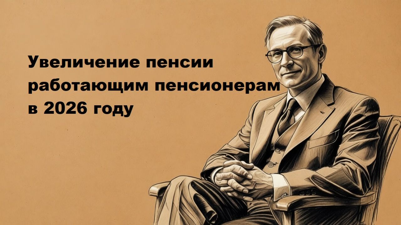 Увеличение пенсии работающим пенсионерам в 2026 году