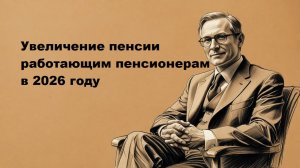 Увеличение пенсии работающим пенсионерам в 2026 году