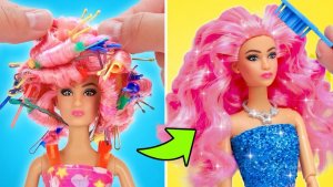 💇♀️ DIY Преображение Куклы! Прически, Спа и Милые Аксессуары 🌸