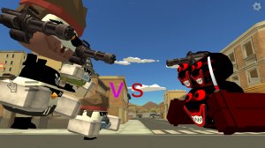 битва Wither storm24k и Санёк 25k против заразного чикина.