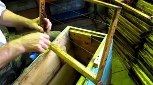 Очистка рамок после парогенератора