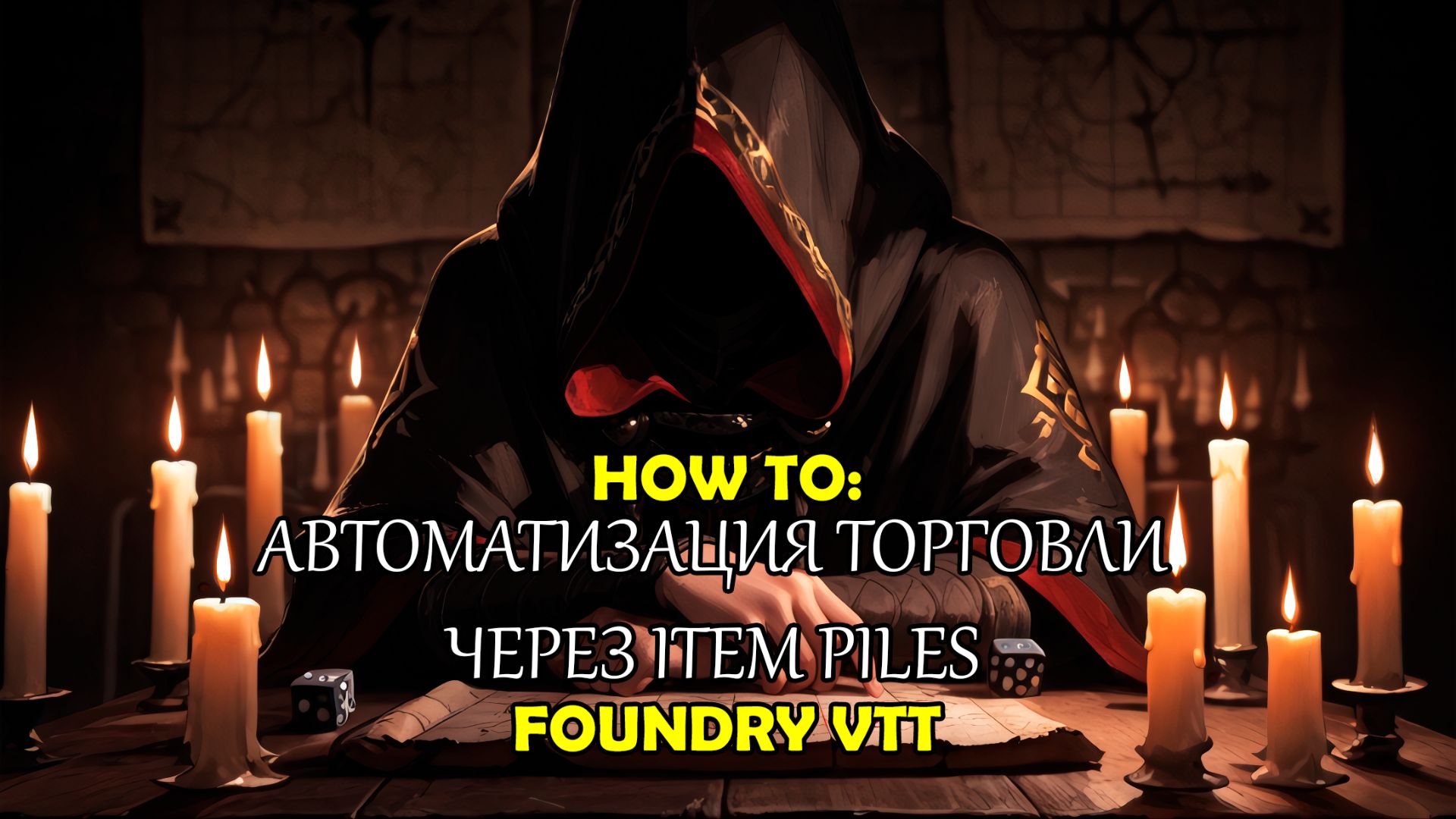 How To: Автоматизация торговли в Foundry VTT через Item Piles
