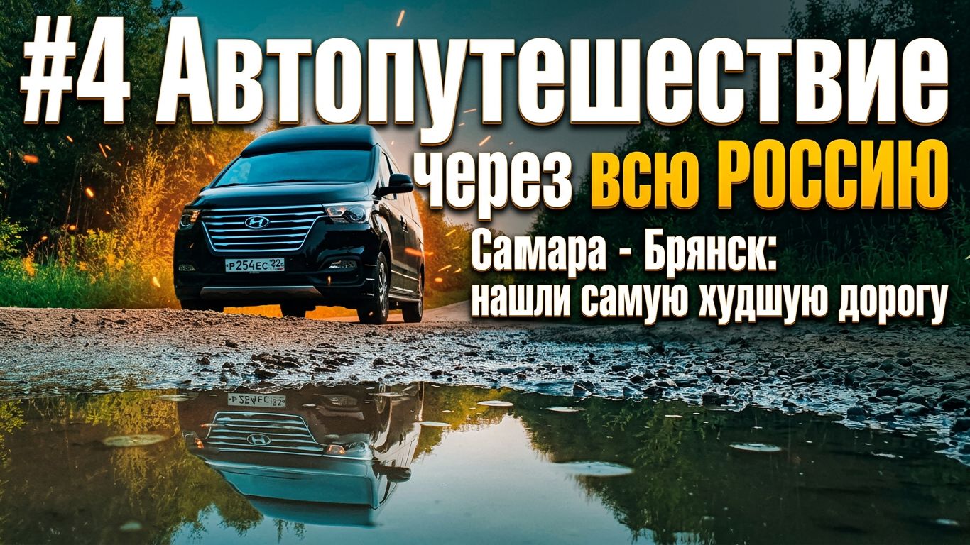 Через всю Россию #4 Владивосток - Брянск: нашли самую плохую дорогу